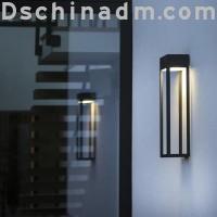 发光二极管上下室内户外灯支架安装壁灯 - 白色