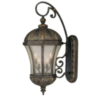 Luminarias de cristal eléctricas colgantes extra grandes para paredes de villas, para uso interior y exterior