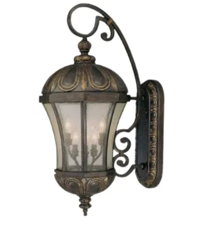 Luminarias de cristal eléctricas colgantes extra grandes para paredes de villas, para uso interior y exterior