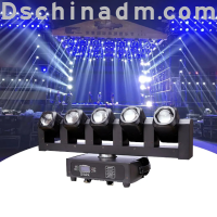 5x40W 4-in-1 RGBW LED Beam Moving Head Stage Lighting Equipment DMX Projector for DJ, Weddings, Parties, Nightclubs LED Lights - >=100