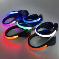 Wholesale running shoe lights with PVC guide rail, 80mAh LED night running warning lights. - 100—399