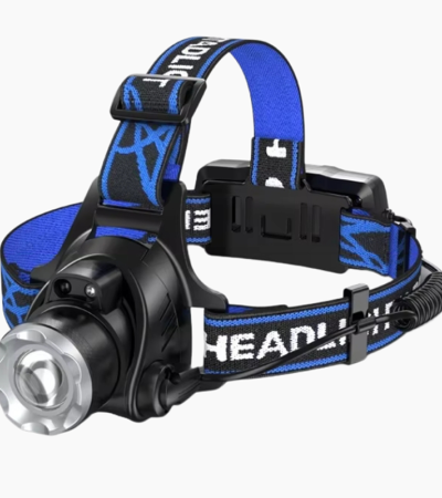 USB-charged LED headlamp flashlight, portable, high-power outdoor, waterproof, emergency Cob work light for adults, suitable for fishing and hiking