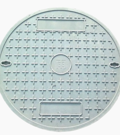 Factory-direct high-quality anti-corrosion 600mm circular manhole covers, inspection chamber fiberglass composite well covers