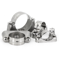 304 Stainless Steel Wall-mounted Clips, Hose Clamps, Horseshoe Clips, Saddle Clips, Pipe Clamps, Pipe Holders for Exposed Installation to Fix Pipes Away from the Wall