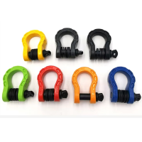 Factory wholesale, custom-made drop-forged bow shackles with colored spraying in different sizes. - 200-999