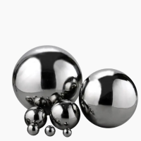 Bright G10, G100, 420, 420C stainless steel balls with diameters of 9.525 mm, 10 mm and 12.7 mm, used for bearings and suitcases. 