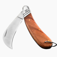 Factory-direct sales. Multi-functional knife, stainless steel electrician's knife, outdoor knife with wooden handle. - 2-119