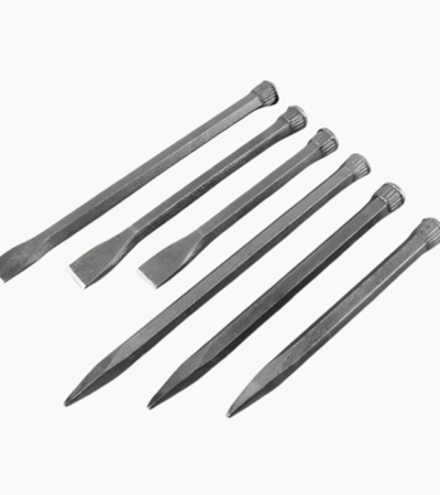 Factory wholesale hexagonal bar chisels, masonry chisels, tools with pointed and flat ends, available in multiple specifications for stone - chiseling. - 10-99