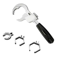 Factory direct multi-function sink bathroom wrench universal large opening special bathroom wrench repair tool