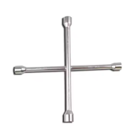 Factory direct extended universal cross wrench, disassembly, repair and tire changing tool, humanized grip design, car repair is no longer laborious - 18inch