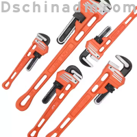 Manufacturers directly sell pipe wrenches of various specifications with long handles, making pipe construction and maintenance effortless - 8 inches