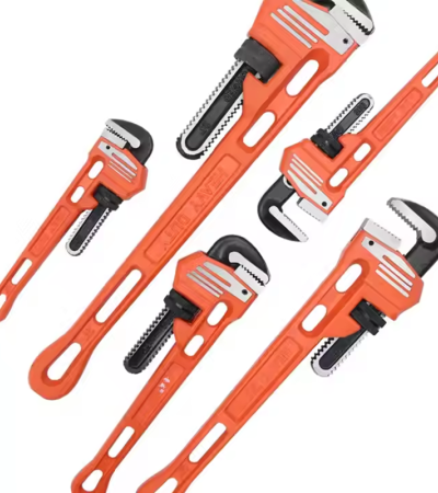 Manufacturers directly sell pipe wrenches of various specifications with long handles, making pipe construction and maintenance effortless - 8 inches