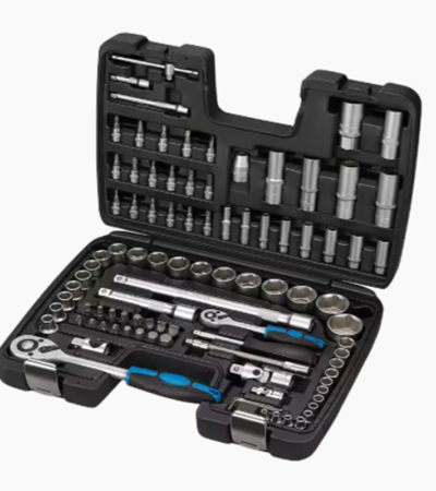 94 - piece Ratchet Socket Wrench Set, Hand Tools for Car Repair