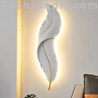 Creative modern feather design wall lights indoor LED wall lights