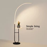 Modern creative luminous drum type aluminum diode floor lamp